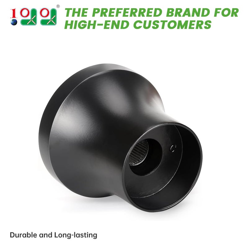 10L0L Golf Cart Steering Wheel Adapter Fits Club Car DS 5-6 Holes Golf Cart Steering Wheel - Black - Image 2